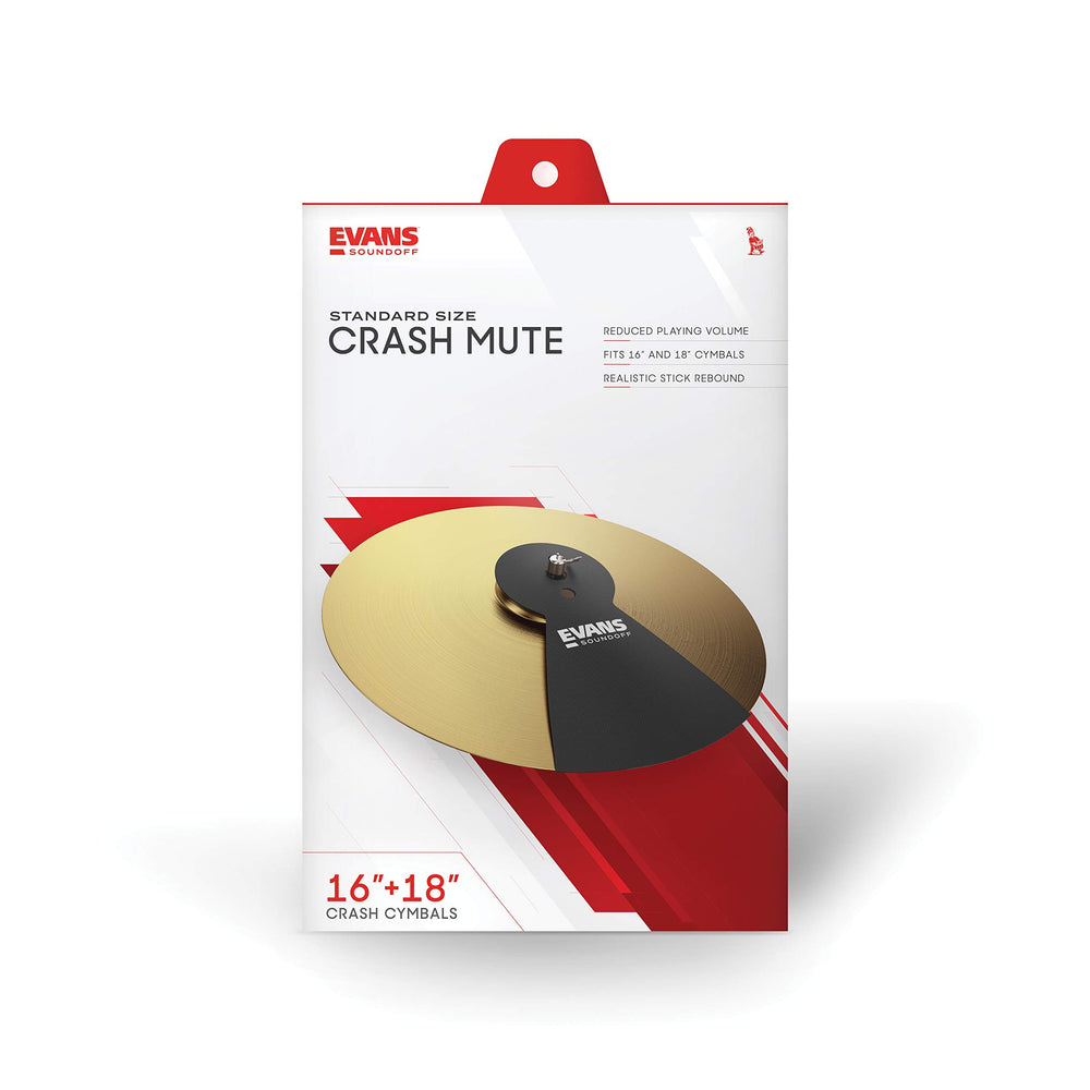 Soundoff Drum Mute Pads - Drum Pads for Acoustic Drum Sets - Drum Mutes Pack - For Crash Cymbals - Great for Silencing Drum Kits to Practice - Fits 16+18 Crash