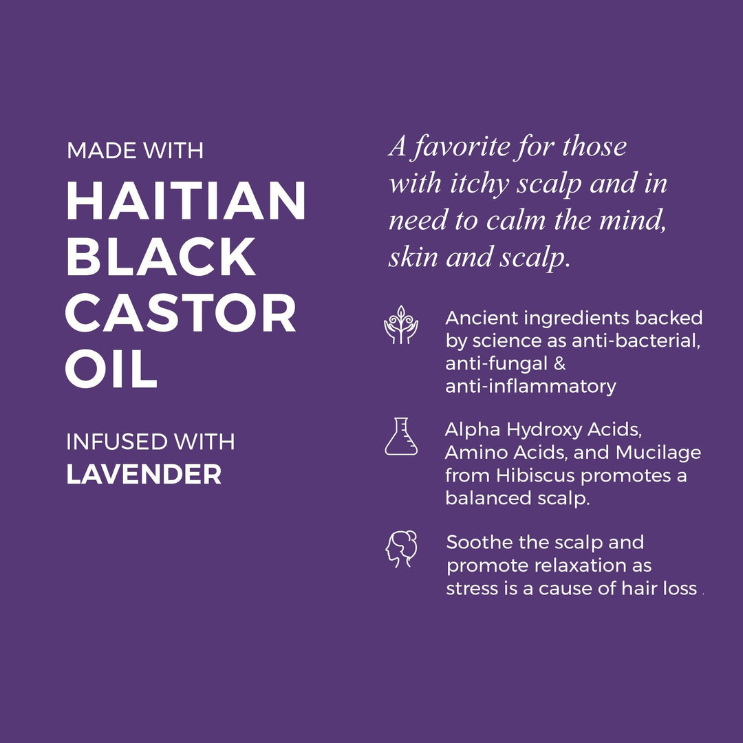 Kreyol Essence - Haitian Black Castor Oil for Skin and Hair, Glass Bottle - Cold Pressed Castor oil, Fuller-Looking Hair, Hexane Free, Natural Humectant