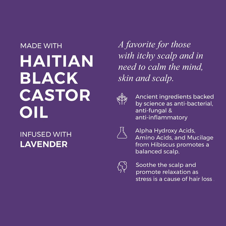 Kreyol Essence - Haitian Black Castor Oil for Skin and Hair, Glass Bottle - Cold Pressed Castor oil, Fuller-Looking Hair, Hexane Free, Natural Humectant