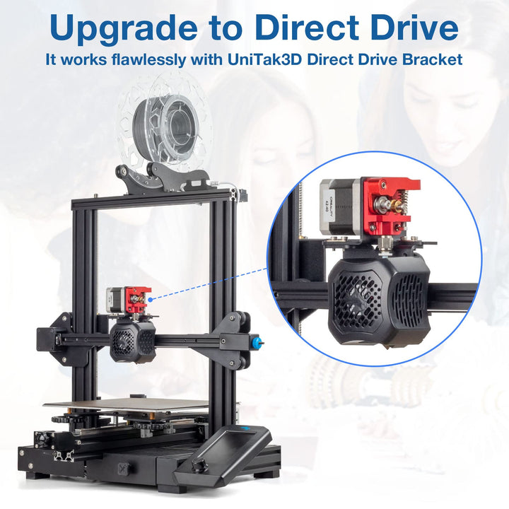 Redrex Metal Bowden Extruder Bowden Tube Stiff Bed Leveling Springs Upgrade Kit for Ender 3 V2 Ender 3 Pro and CR10 Series 3D Printers