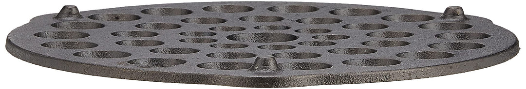 L8DOT3 Cast Iron Meat Rack/Trivet, Pre-Seasoned, 8-inch,Black