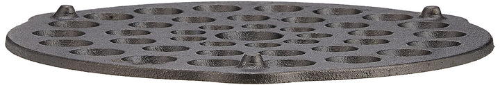 L8DOT3 Cast Iron Meat Rack/Trivet, Pre-Seasoned, 8-inch,Black