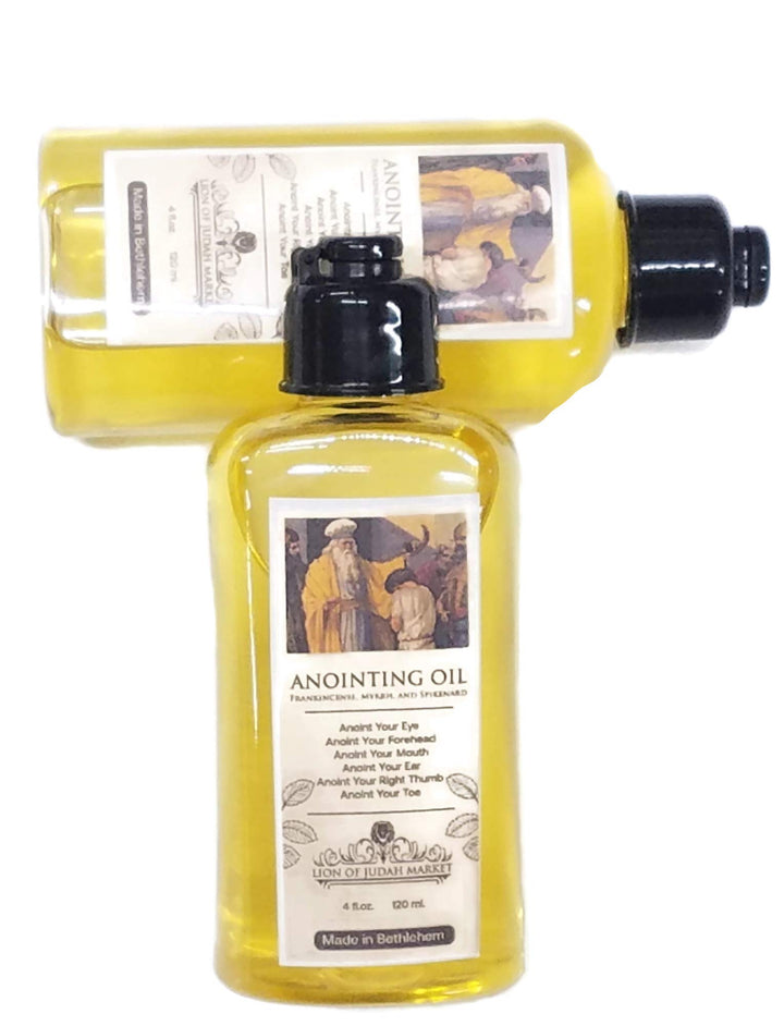 Lion of Judah Market Anointing Oil with Frankincense Myrrh Spikenard Authentic Fragrance 120 Ml