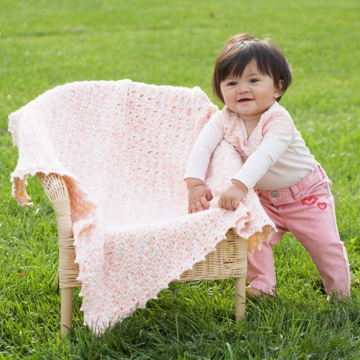 Baby Blanket Yarn, 3.5oz, Super Bulky 6 Gauge - Pink - Single Ball Machine Wash & Dry (454533)