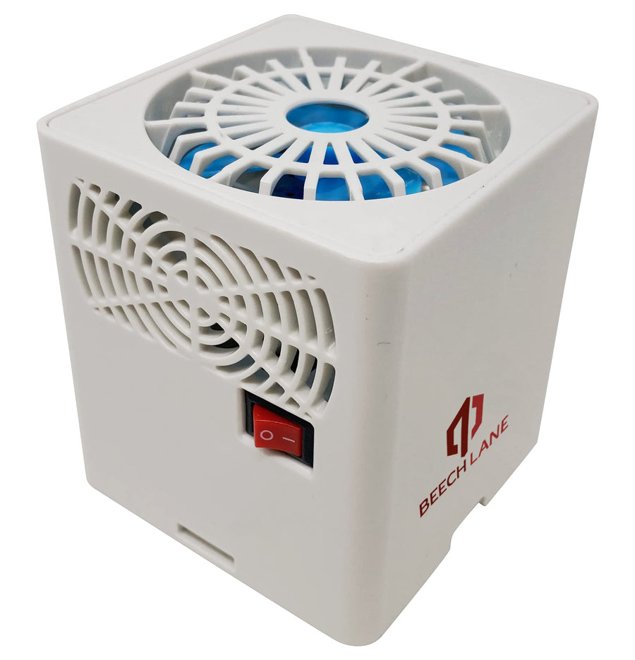 RV Fridge Fan, Patented, High Power 3,000 RPM Motor, Easy On and Off Switch, Multiple Side Vents Increase Airflow, Durable Construction, Efficiently Cools Refrigerator (Natural)