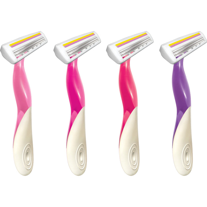 Soleil Twilight Disposable Razor, Women, 4 Count