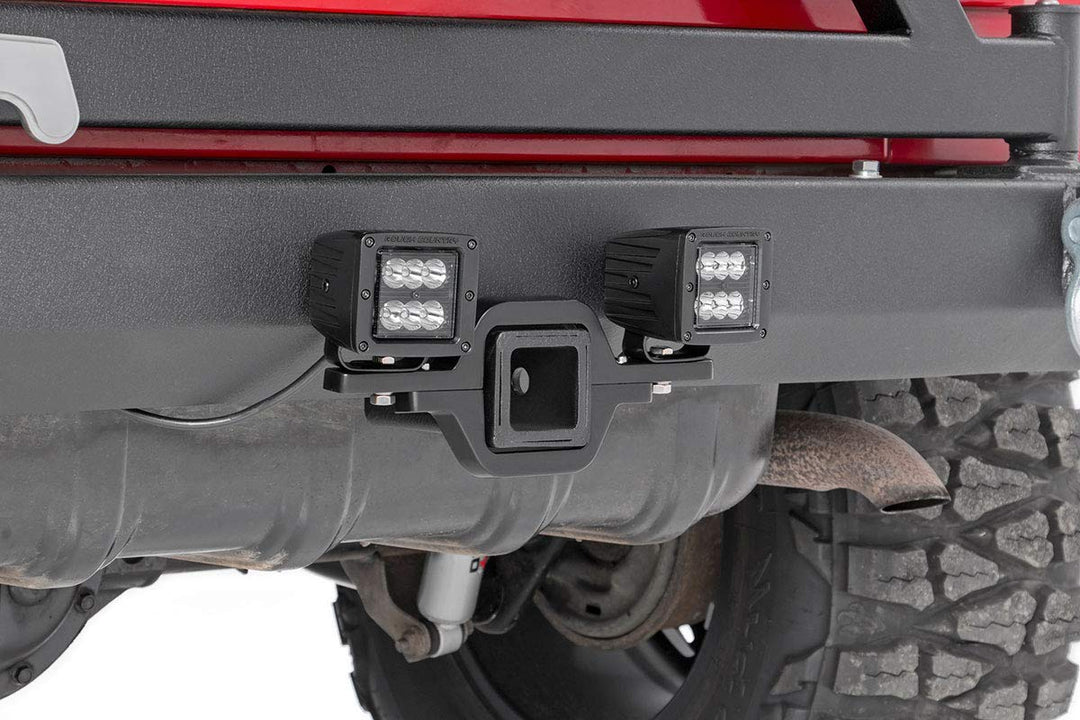 2 Black Series Square CREE Cube LED Lights | Spot - 70903BL