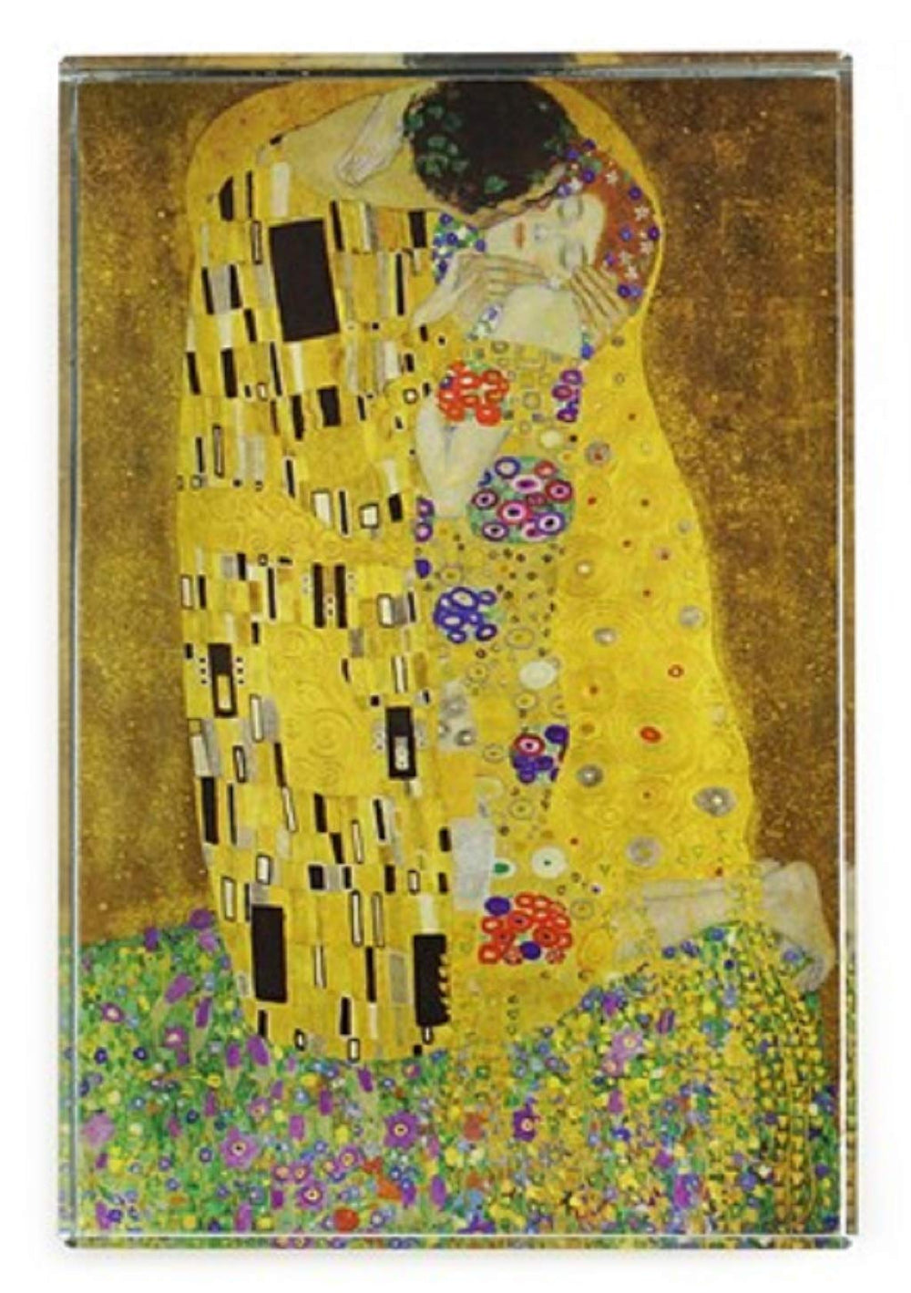 The Kiss by Gustav Klimt DeskPop Crystal Paperweight