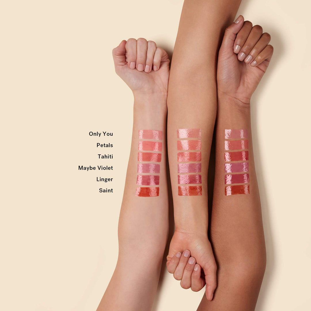 - Balmy Gloss Tinted Lip Oil | Non-Toxic, Cruelty-Free, Vegan, Hyaluronic Acid, Non-Sticky for Moisturizing + Plumping (Linger, 0.14 fl oz | 4.3 ml)