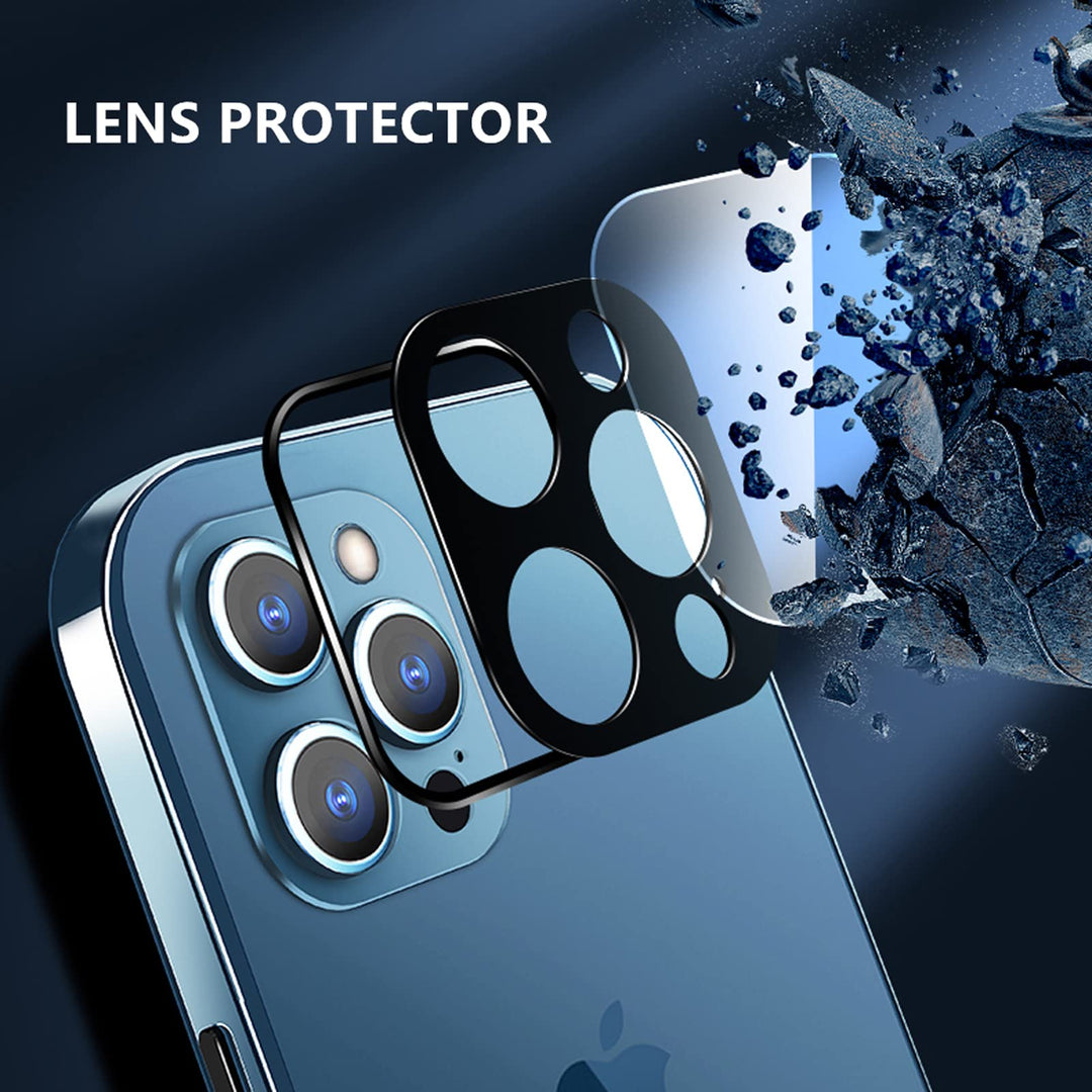 Anti Peeping Case for iPhone 13 Pro Max, 360 Degree Front and Back Privacy Tempered Glass Cover, Anti SPY Screen, Anti Peep Magnetic Adsorption Metal Bumper for iPhone 13 Pro Max (Blue)