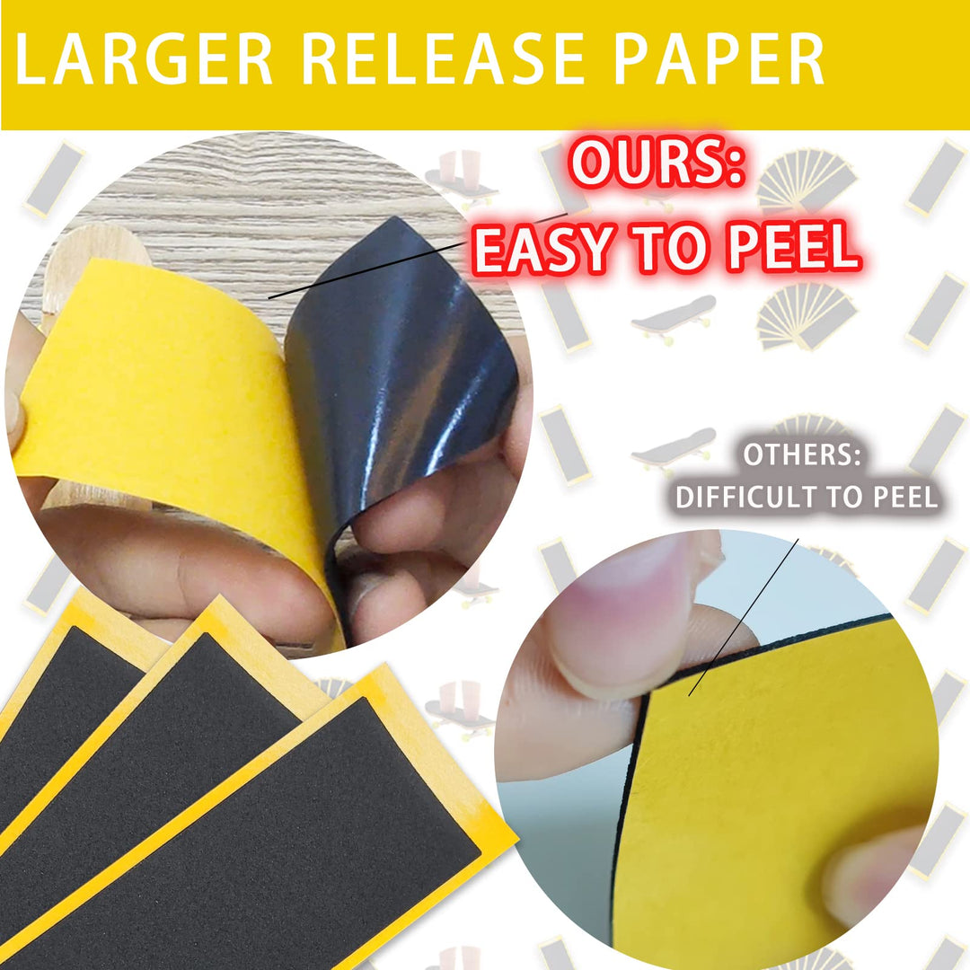 Fingerboard Foam Grip Tape,12 Pcs Fingerboard Grip Tape,38mmX110mm 12