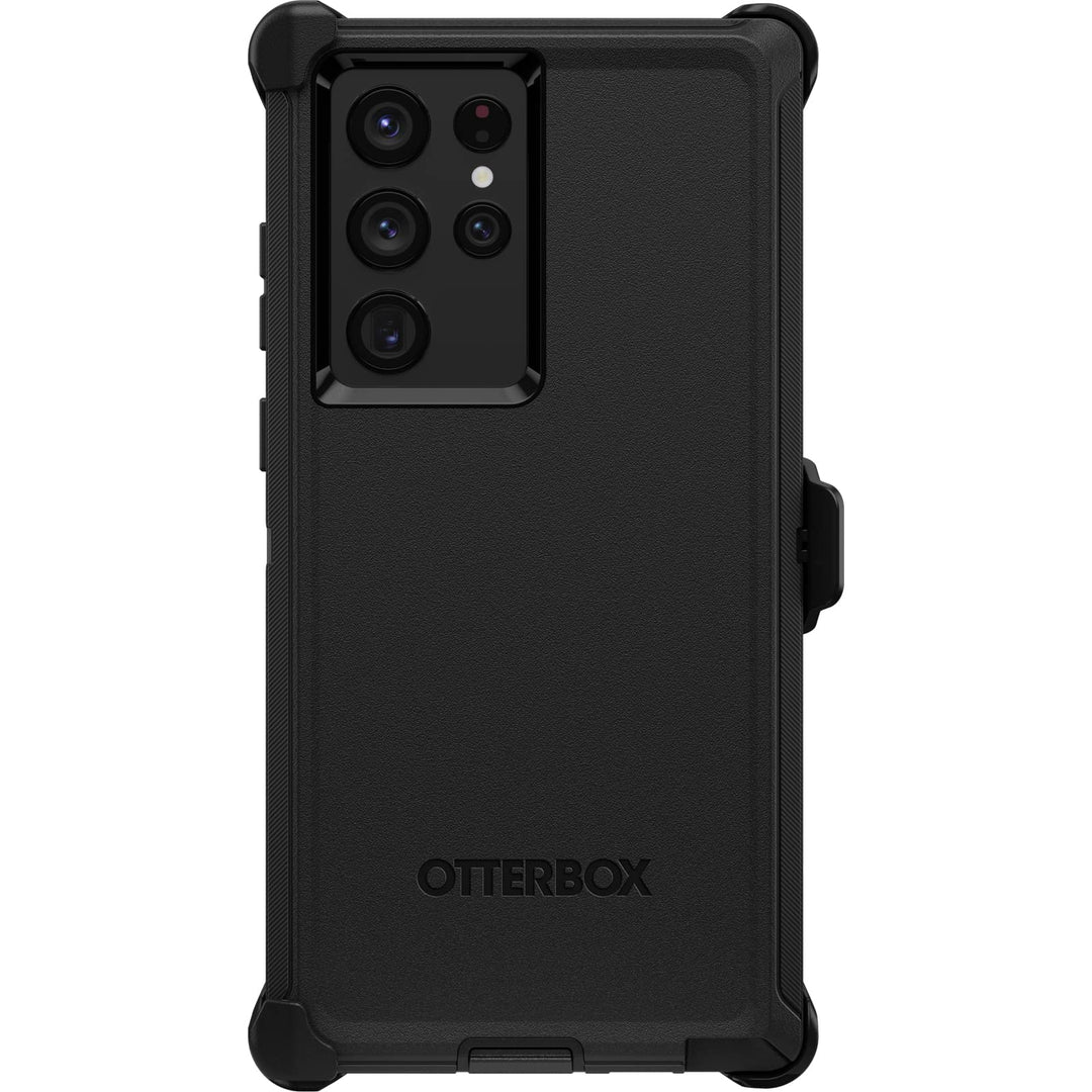 Galaxy S22 Ultra Defender Series Case - FORT BLUE, rugged & durable, with port protection, includes holster clip kickstand