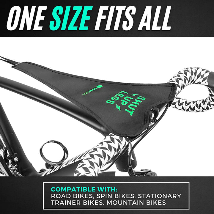 Bike Sweat Guard - Bike Towel, Bicycle Sweat Net Bike, Bicycle Sweat Guard for Wahoo Kickr, Peloton, CycleOps, Tacx Sweat Cover Indoor Cycling Accessories Bicycle Net, Sweat Cover Bike Thong