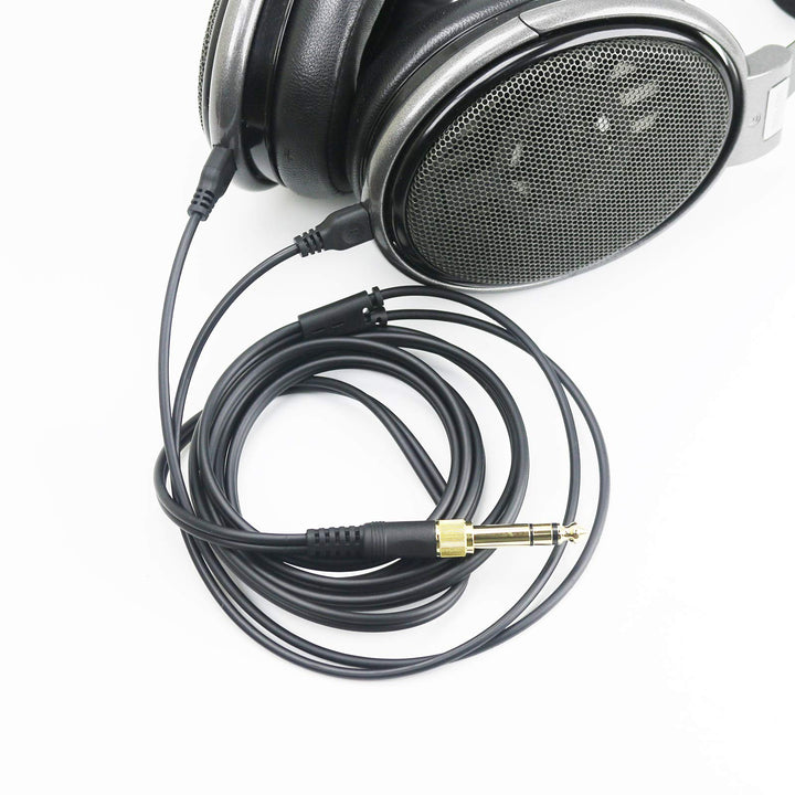 Replacement Audio Upgrade Cable Compatible with Sennheiser HD650, HD600, HD580, HD660S, HD58X, HD565, HD545, HD535, HD525, HD265, Massdrop HD6XX Headphones 1.2meters/4feet