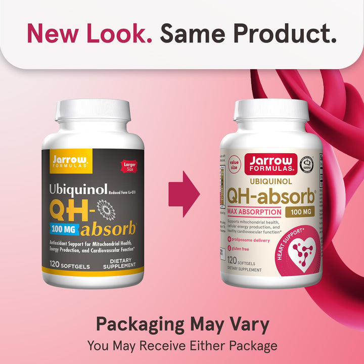 Formulas Qh-Absorb Formulas Ubiquinol 100 Mg - 120 Count