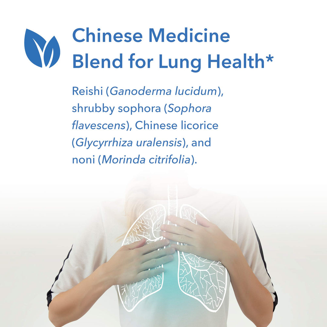 PhytoCort Supplement - Respiratory Support, Lung Health, Lung Detox, Lung Cleanse, Healthy Breathing, Herbal Support, Reishi, Licorice, Noni, Vegetarian Capsules - 120 Count