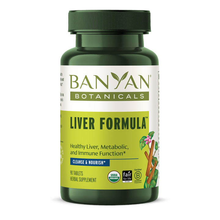 Liver Formula - USDA Organic, 90 Tablets - Cleansing Bitter Herbs to Detoxify The Liver & Gallbladder*