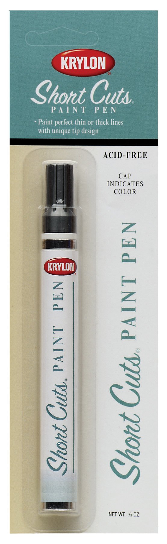 KSCP914 Short Cuts Paint Pen, .33-Ounce, Gloss Black