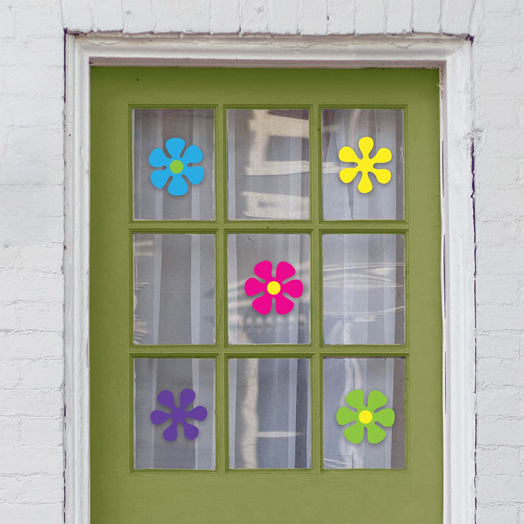 Mini Retro Flower Cutouts