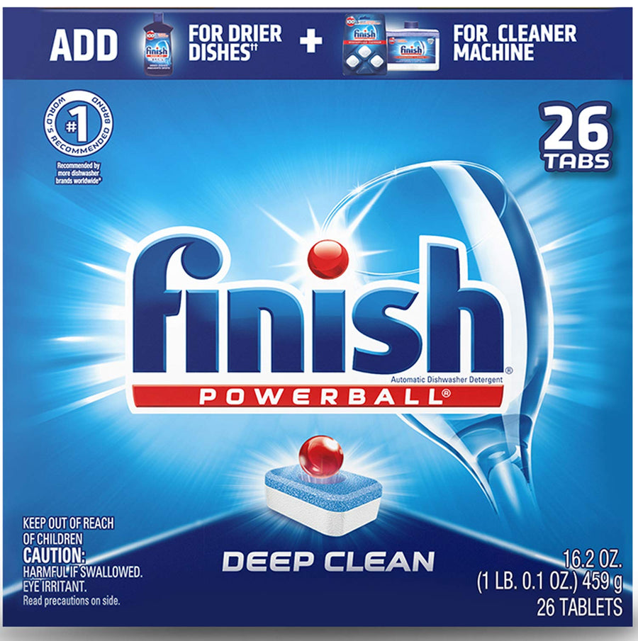 - 50ct - Dishwasher Detergent - Powerball - Dishwashing Tablets - Dish Tabs