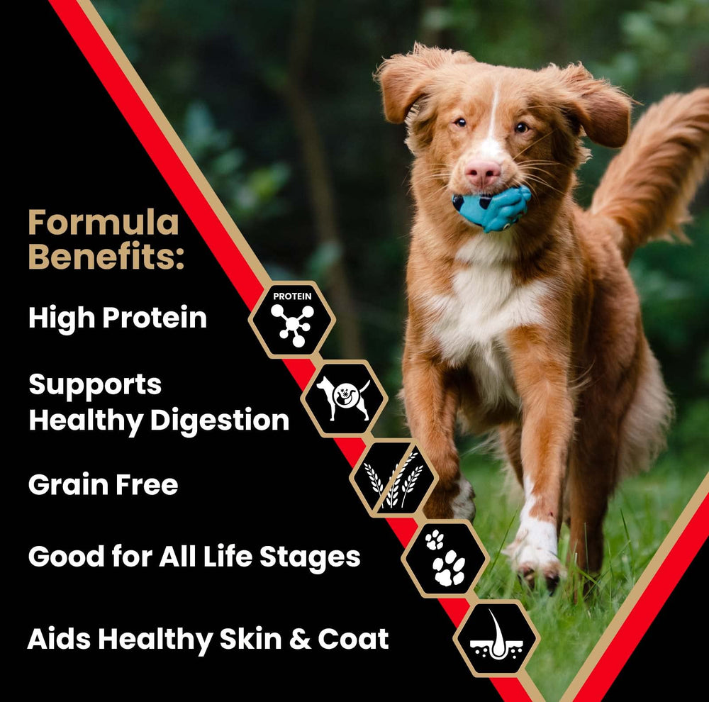 Victor Super Premium Dog Food – Grain Free Active Dog & Puppy – Dry Dog Food with 33% Protein, Gluten Free - for High Energy Dogs, 30lbs