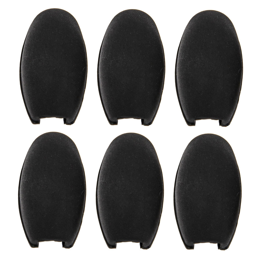 6Pcs Saxophone Thumb Finger Rest Palm Key Risers Compatible with Treble/Alto/Tenor Sax Key (Black)