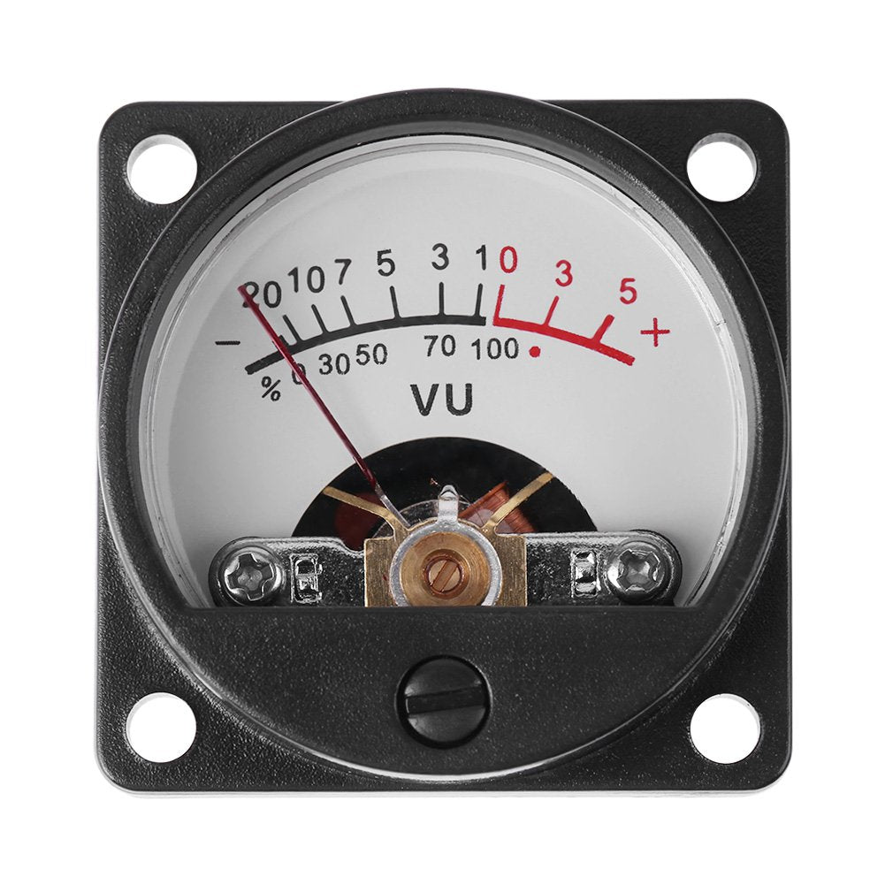 2Pcs VU Meter Warm Back Light Recording + Audio Level Amp with Driver Board Support Two Level Meter Backlight Power Supply Support Two Level Meter Backlight Power Supply