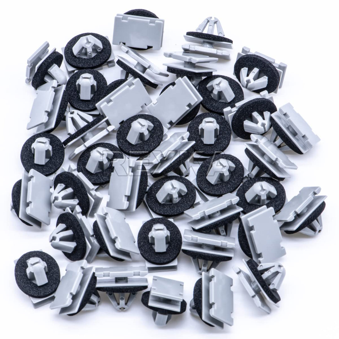 40pcs Rocker Wheel Flare Moulding Clips Compatible with Jeep Grand Cherokee Compass Cherokee 68172491AA 68271803AA 68395627AA GM 11571175 19352782 Traverse
