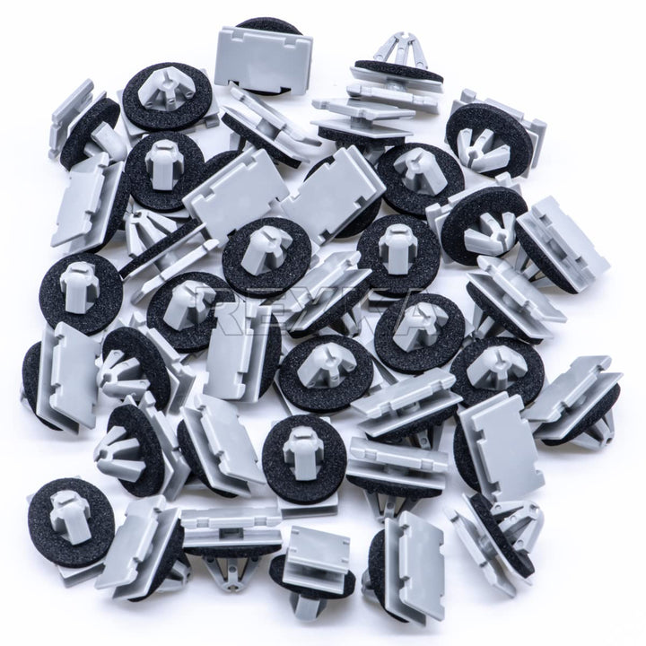 40pcs Rocker Wheel Flare Moulding Clips Compatible with Jeep Grand Cherokee Compass Cherokee 68172491AA 68271803AA 68395627AA GM 11571175 19352782 Traverse