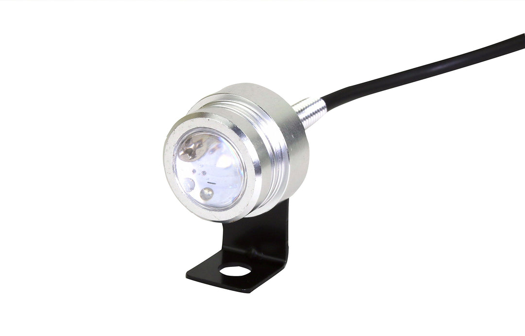 Tiny LED Spotlight - 1 Watt High Power LED - 1 Diameter - 100 Lumen - Waterproof - Cool White - 10 to 30VDC