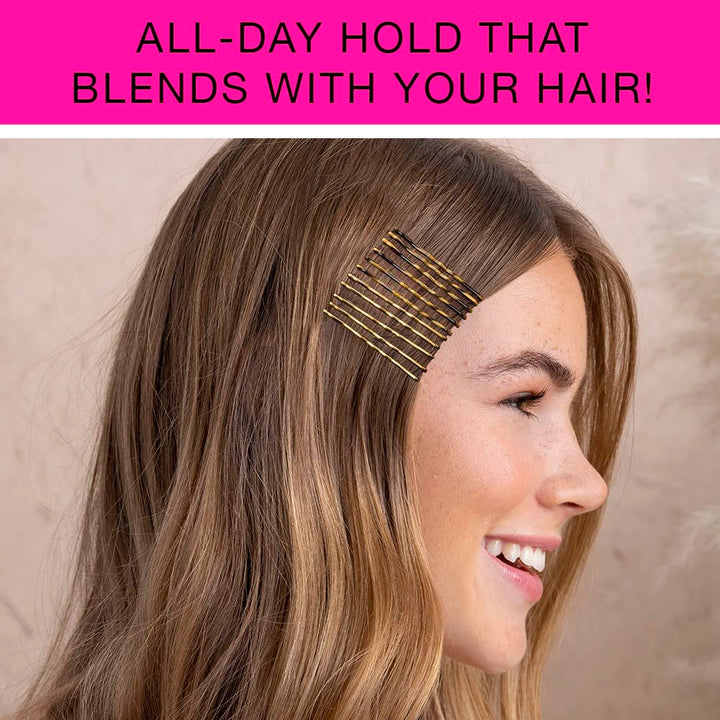 Scunci No-slip Grip Beautiful Blends Blonde Bobby Pins, 48-Count