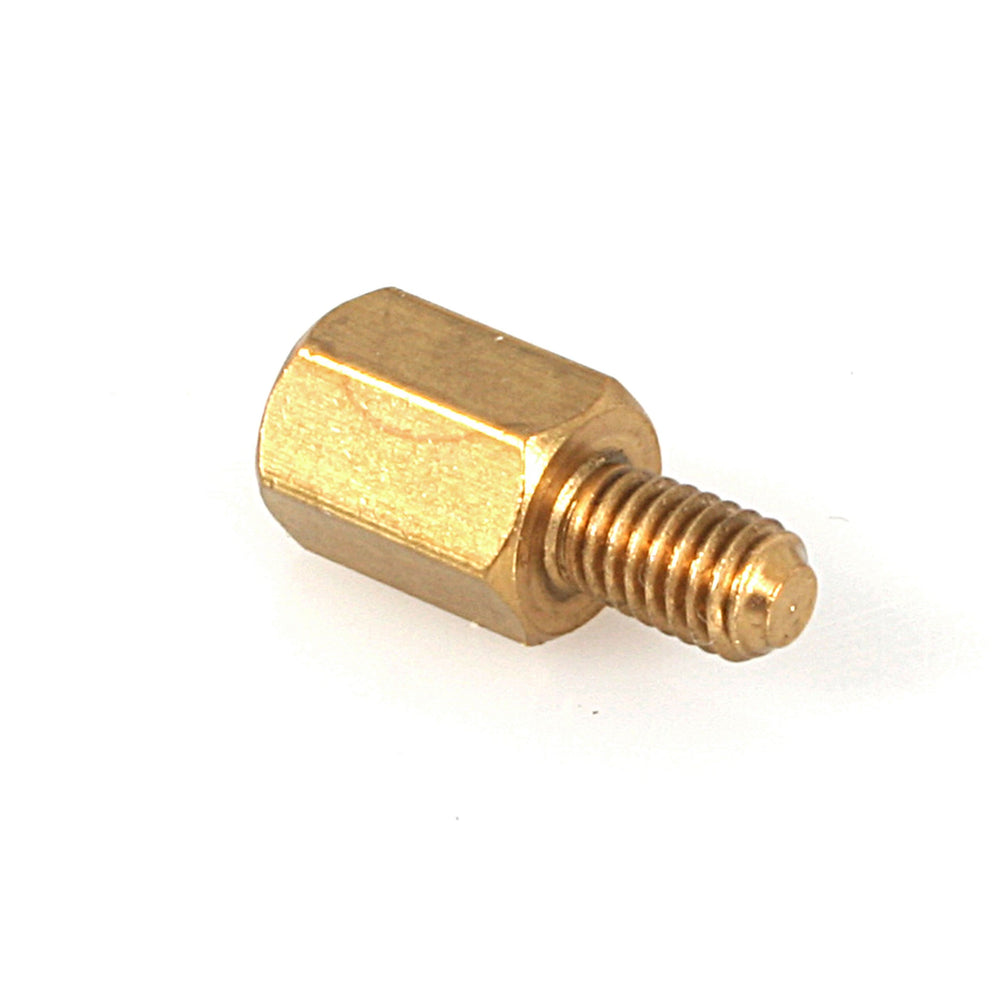 6-32 Brass Motherboard Standoffs for ATX Computer Case - 15 Pack (STANDOFF632)