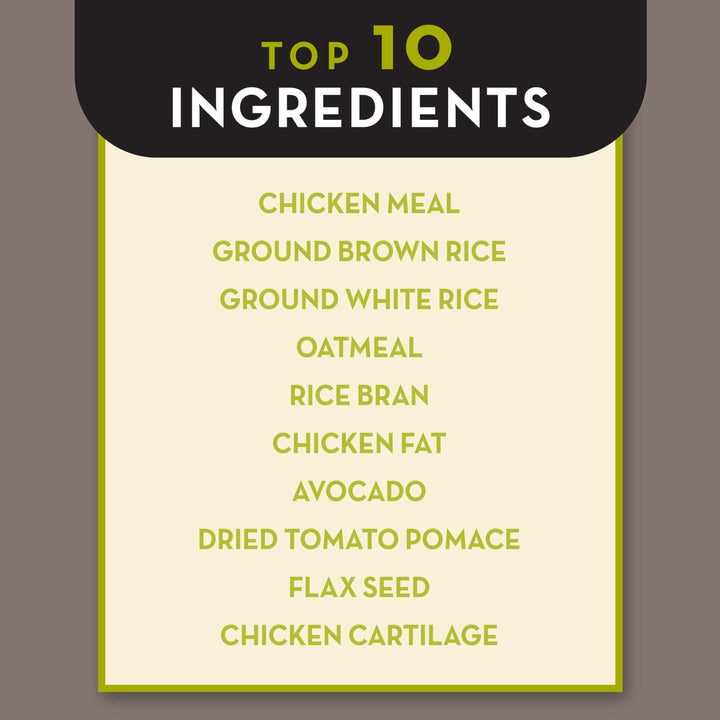 Natural Chicken Meal & Brown Rice - Senior Dry Dog Food 26 lb