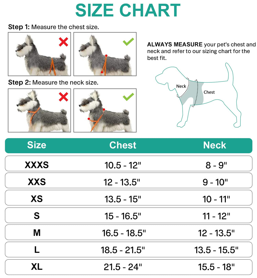 Small Dog Harness, Breathable Mesh Step-in Vest Harness, Reflective Soft Padded Harnesses for Medium Dogs, Teal, XL