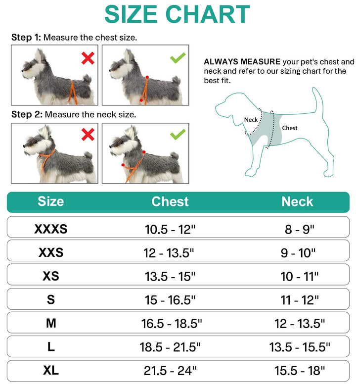Small Dog Harness, Breathable Mesh Step-in Vest Harness, Reflective Soft Padded Harnesses for Medium Dogs, Teal, XL