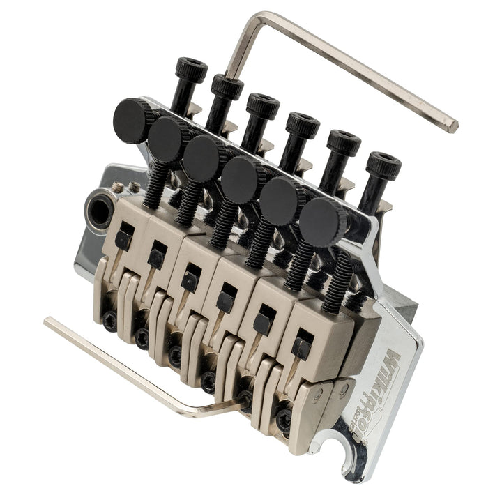53.5mm (2-7/64 inch) String Spacing FR Style Double Locking Tremolo System Vibrato Bridge for Electric Guitar, Chrome