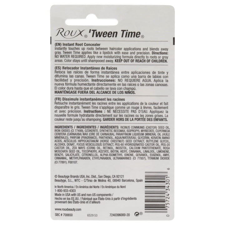 Black: Temporary Haircolor Touch-up Stick, Black