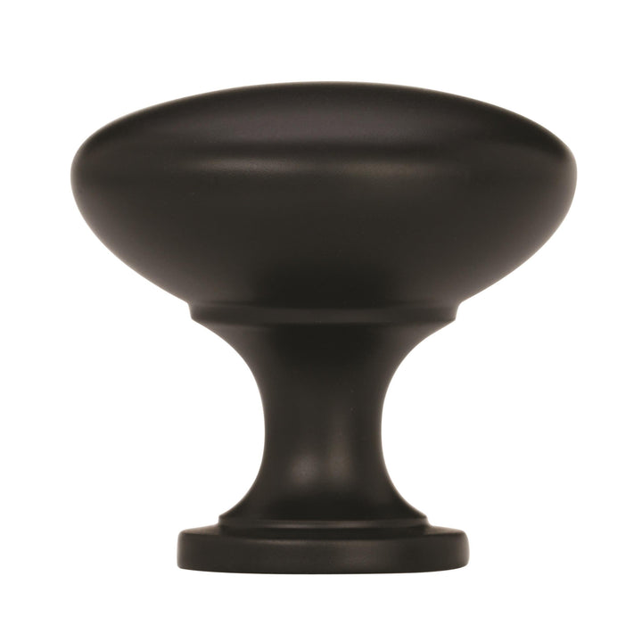 | Cabinet Knob | Matte Black | 1-1/4 inch (32 mm) Diameter | Edona | 10 Pack | Drawer Knob | Cabinet Hardware