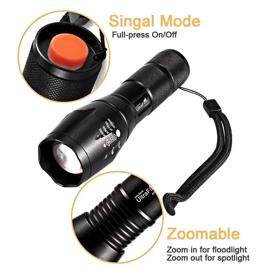 IR Illuminator Flashlight, 850nm Focus Adjustable IR Led Flashlight Infrared Light Torch for Night Vision, Coyote Hog Predator Hunting