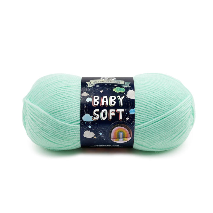 Babysoft Baby Yarn, Mint Multicolor, 1 Skein