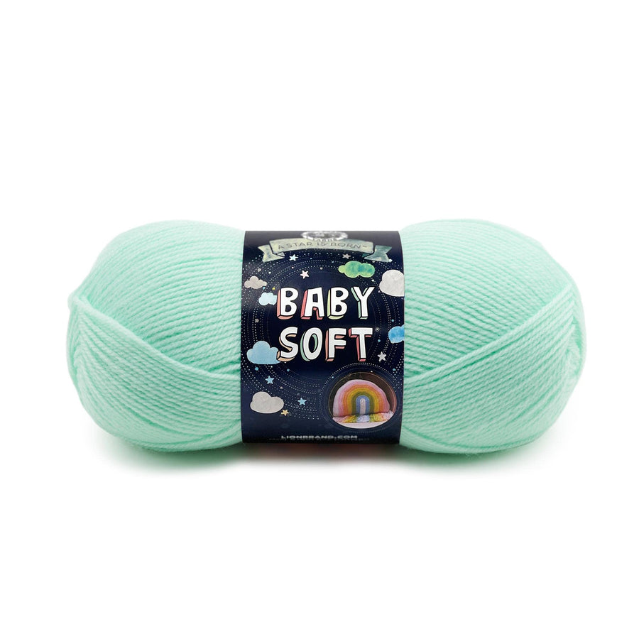 Babysoft Baby Yarn, Mint Multicolor, 1 Skein