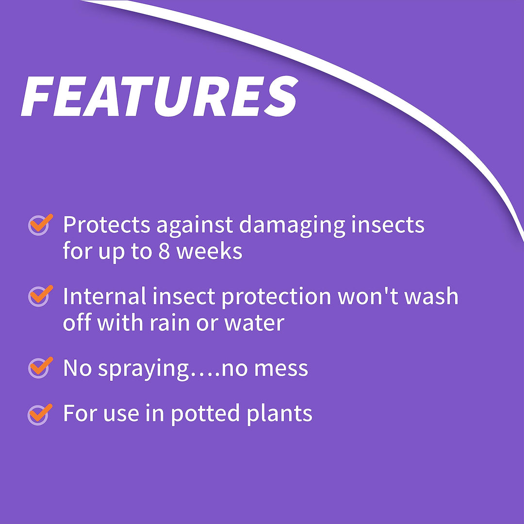 Insect Control Systemic Granules, 4 lbs. Ready-to-Use Water Resistant Long Lasting Protection Outdoor Use