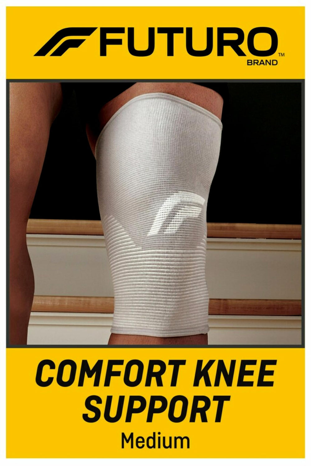 FUTURO Comfort Knee Support, Breathable, Medium