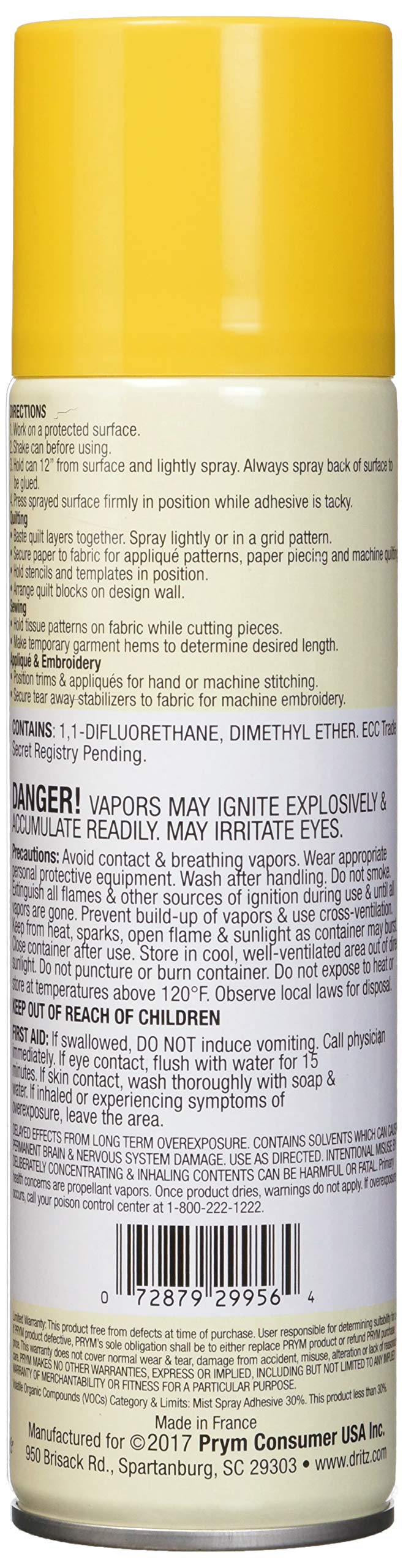 403 Spray Adhesive Clear, 6 ounces