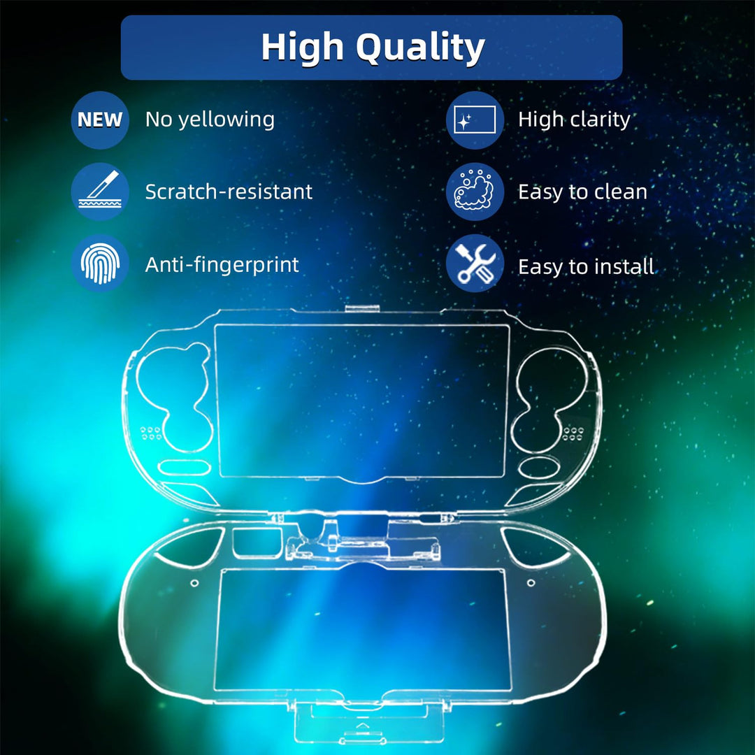 Protective Clear Crystal Hard Carry Guard Case Cover Skin for Sony PS Vita PSV 1000 PCH-1000