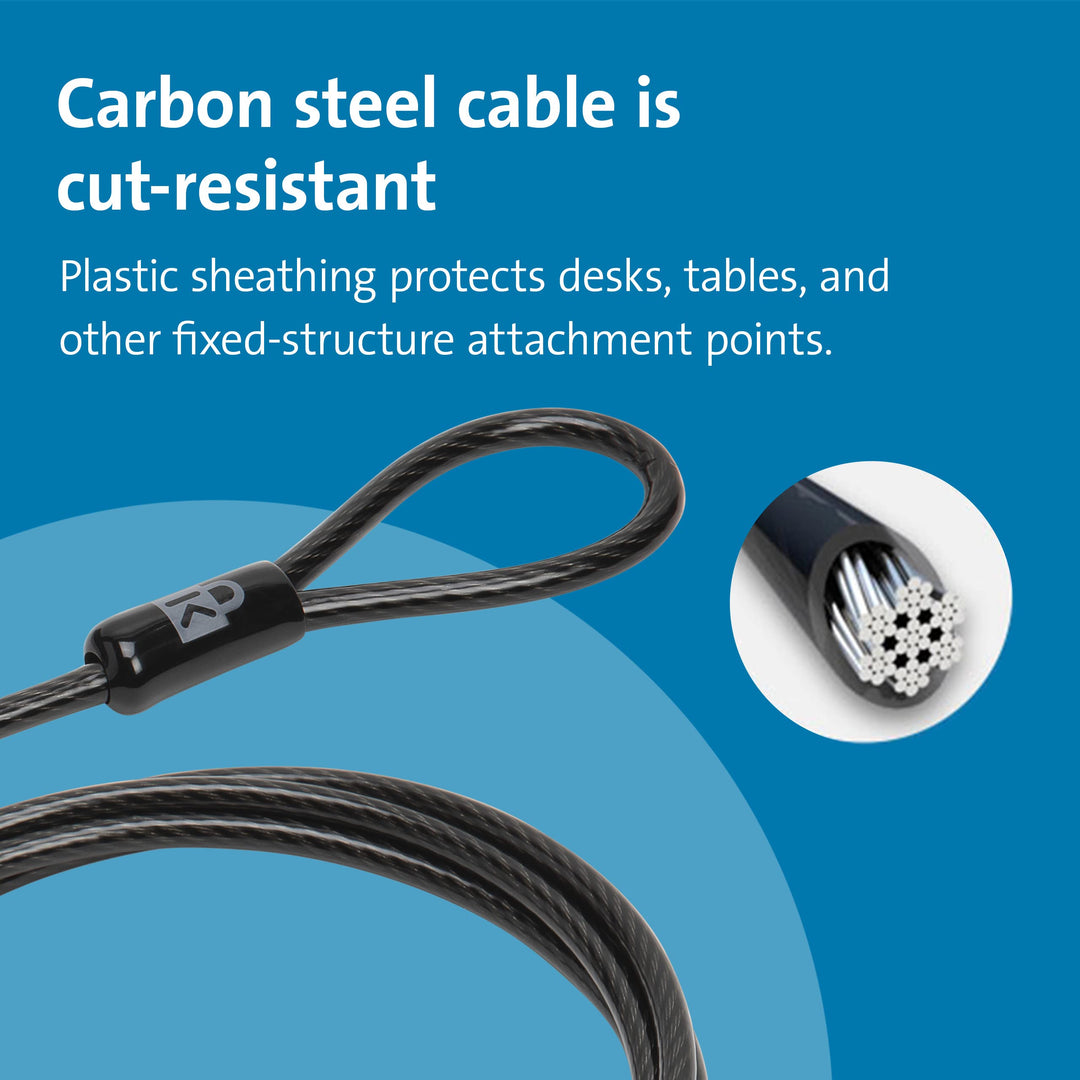 N17 Dell Laptop Computer Lock, Combination Security Locking Cable (K68008WW) Black