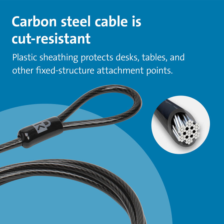 N17 Dell Laptop Computer Lock, Combination Security Locking Cable (K68008WW) Black