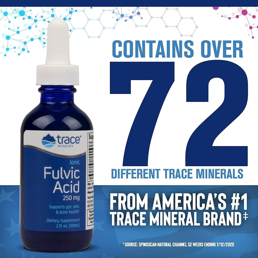 IOFA01 - Liquid Ionic Fulvic Acid with Concentrace Supplement, 0.3 lb