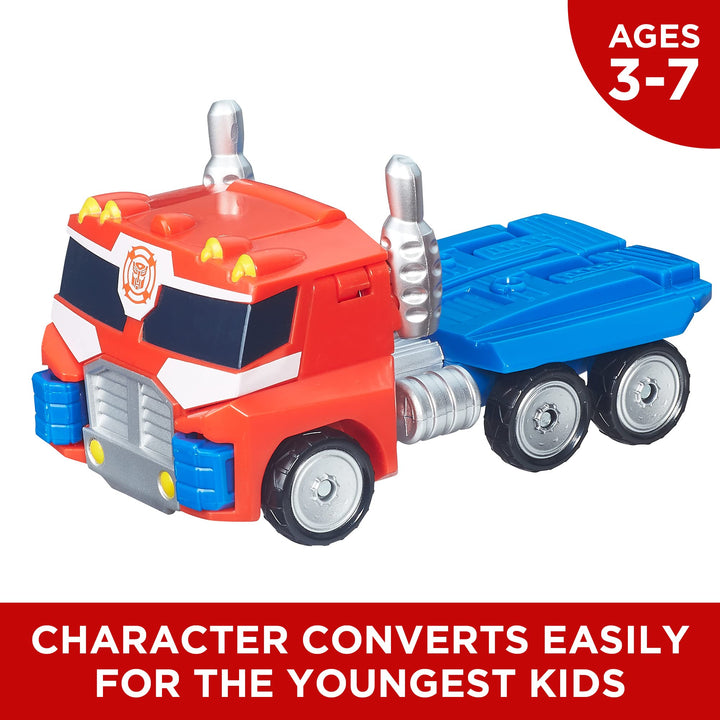 Rescue Bots Energize Optimus Prime, 7-Inch Action Figure, Kids Converting Robot Toy, Christmas Stocking Stuffers, Ages 3+ (Amazon Exclusive)