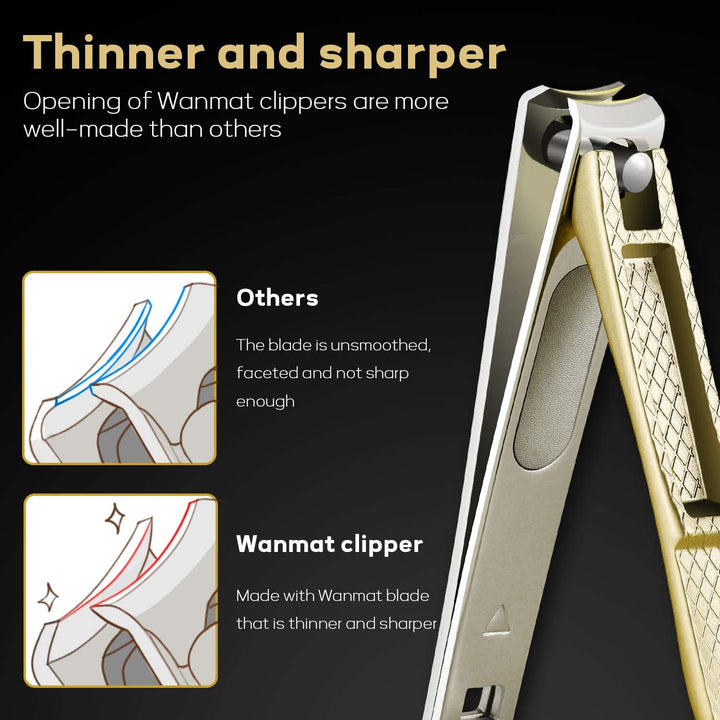 Upgraded Toe Nail Clippers for Men, 6pcs Toenail Clippers, (1pcs)